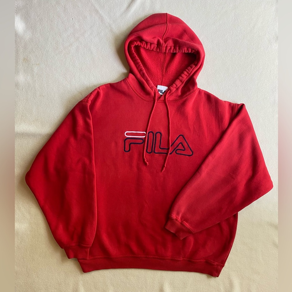 Fila Bold Red Men's Hoodie